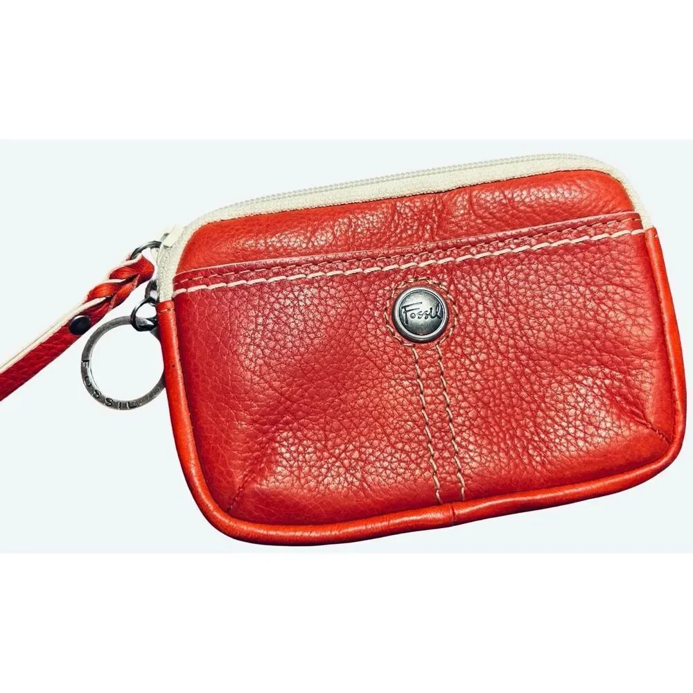 Vintage Fossil Keychain Wallet